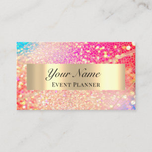 CARTE DE RENDEZ-VOUS PROFESSIONNEL PLANNER MAKEUP ARTISTE OR