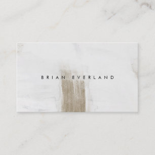 Carte De Rendez-vous Profil d'artiste minimaliste de l'art Abstrait Con