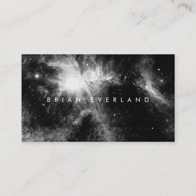 Carte De Rendez-vous Profondeur Space Star Profil d'artiste Contact Ren (Devant)