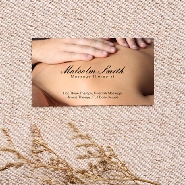 Carte De Rendez-vous Retraite spa | Massage (carte de rendez-vous) (Créateur téléchargé)