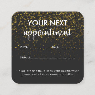 Carte De Rendez-vous Salon de beauté blanc élégant et moderne