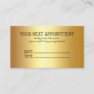 Carte De Rendez-vous Salon de beauté Golden Lashes & Brow