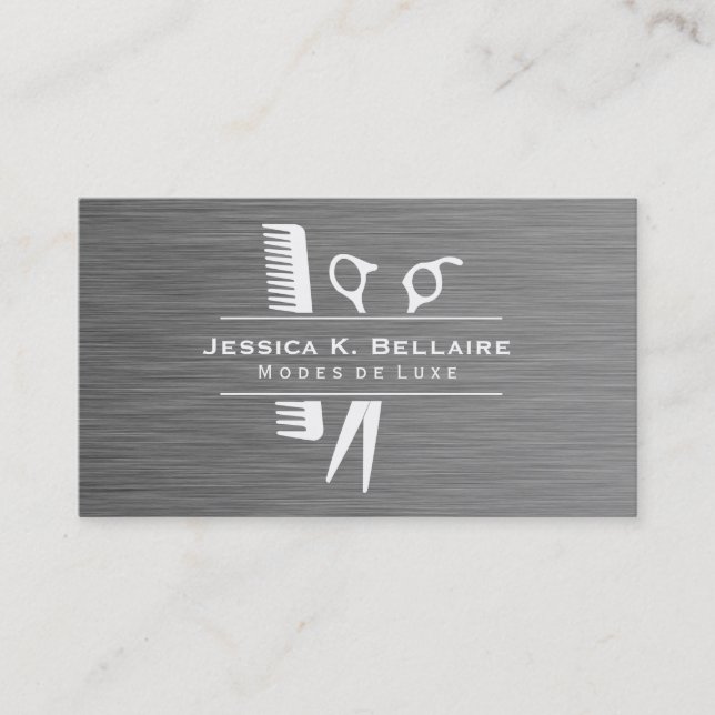 Carte De Rendez-vous Salon Moderne Luxe (Devant)