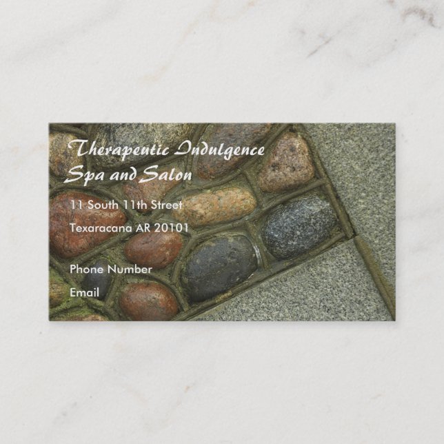 Carte De Rendez-vous Set in Stone photo (Devant)