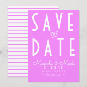 Carte de rendez-vous simple avec typographie lumin