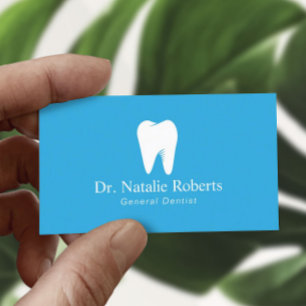 Carte De Rendez-vous Soins dentaires Logo des dents Ciel bleu clair Den