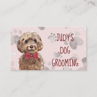 Carte De Rendez-vous Toilettage de chien
