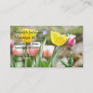 Carte De Rendez-vous Tulips de Pink et Yellow