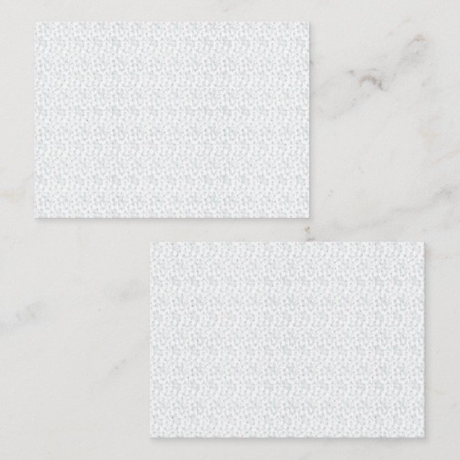 Carte De Rendez-vous Une surface entièrement blanche et sans fonctionna (Devant / Derrière)