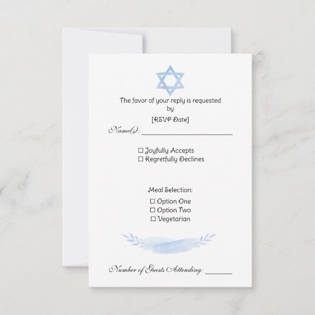 Carte de réponse (Devant)