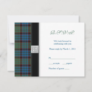 Carte de réponse celtique MacNicol Hunting Tartan