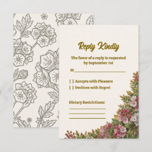 Carte de réponse de mariage Pennsylvania Mountain