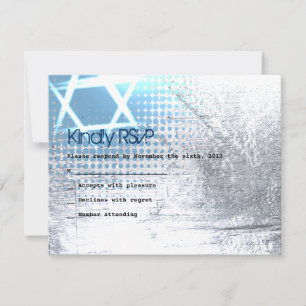 Carte de réponse du Bat mitzvah de la barre d'état