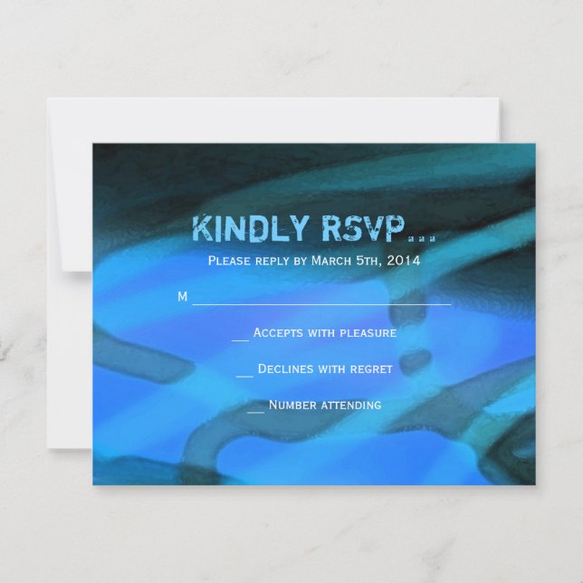 Carte de réponse du Bat mitzvah de la barre d'état (Devant)