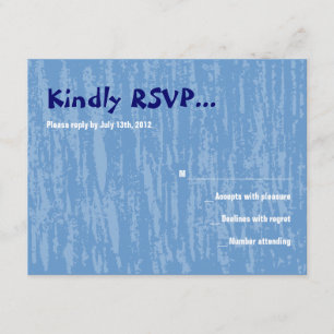 Carte de réponse du Bat mitzvah Hora Chair Dance B