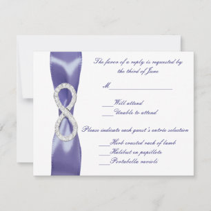 Carte de réponse du Mariage d'Infinité de Diamant 