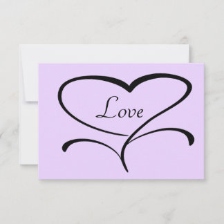 Carte de réponse Love Mariage