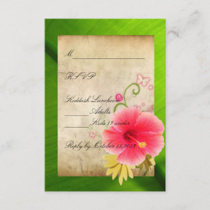 Carte de réponse RSVP 2