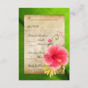 Carte de réponse RSVP 3