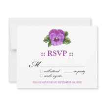 Carte de réponse RSVP 4,25 x 5,5 pouces