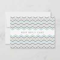 CARTE DE RÉPONSE RSVP :: chevron1 3