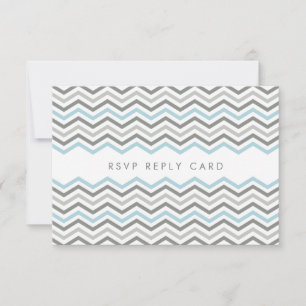 CARTE DE RÉPONSE RSVP :: chevron1 3