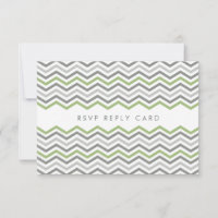 CARTE DE RÉPONSE RSVP :: chevron1 4