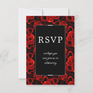 Carte de réponse RSVP Hearts Aplenty