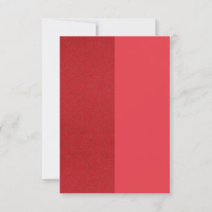 Carte de réponse RSVP rouge tomate découpée – Pers