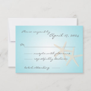 Carte de réponse Starfish Ocean Dream
