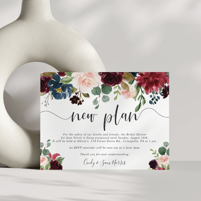 Carte de report de Fête des mariées en fleur radia (Créateur téléchargé)