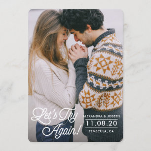 Carte de report de 'Réessayons'