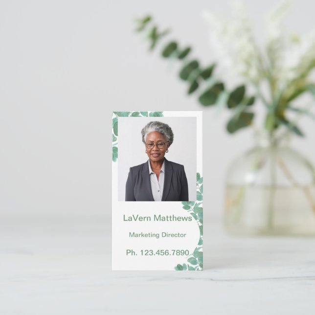 Carte de reprise mini | Carte réseau verte (Debout devant)