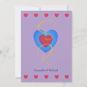 Carte de réservation de date Sweethearts Flat