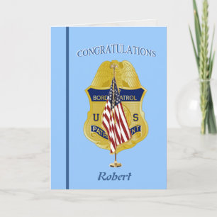 Carte de retrait de la patrouille frontalière amér