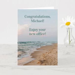 Carte de retrait de plage Funny