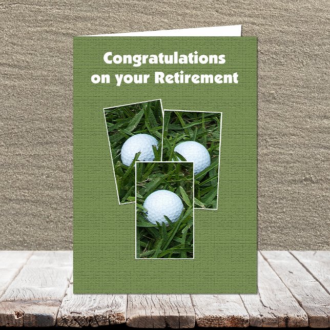 Carte de retrait des balles de golf (Créateur téléchargé)