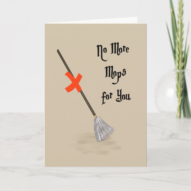 Carte de retrait pour Janitor with Mopp (Devant)