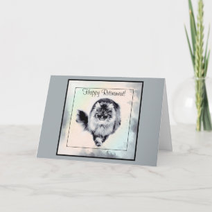 Carte De Retraite Contemporaine Du Chat