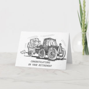Carte de retraite de tracteur