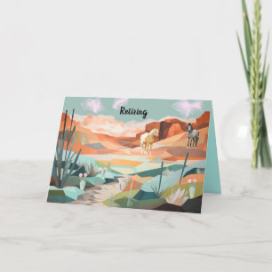 Carte de retraite générale avec Pittoresque occide