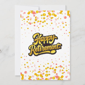 Carte de retraite heureuse