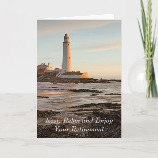 Carte de retraite St Mary’s Lighthouse England (Devant)