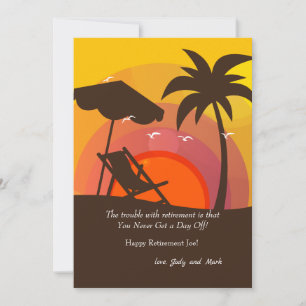 Carte de retraite Sunset Glory