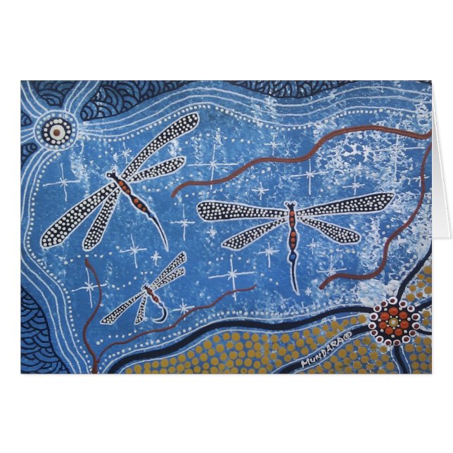 CARTE DE RÊVE DRAGONFLY (Devant horizontal)