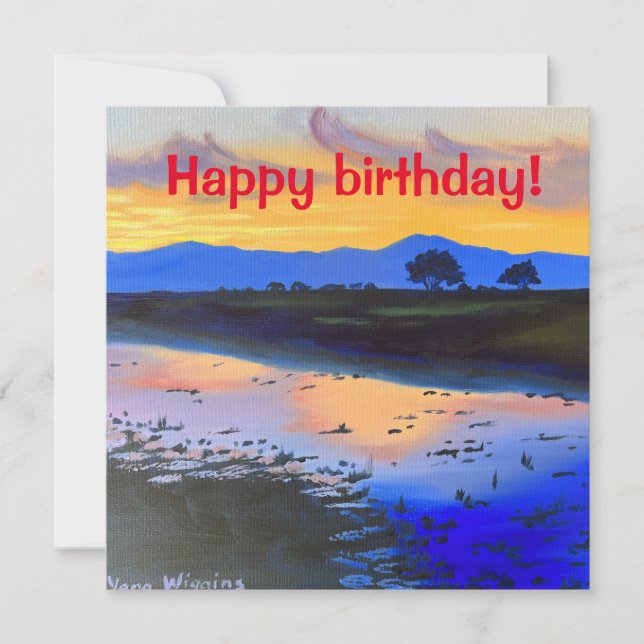 Carte de rêve pour anniversaire (Devant)
