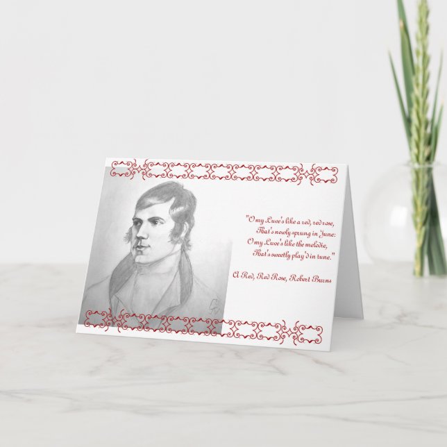 Carte de Robert Burns (Devant)