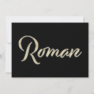 Carte de Roman White Gold