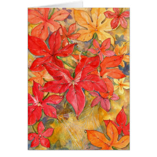 Carte "de rosée d'automne"