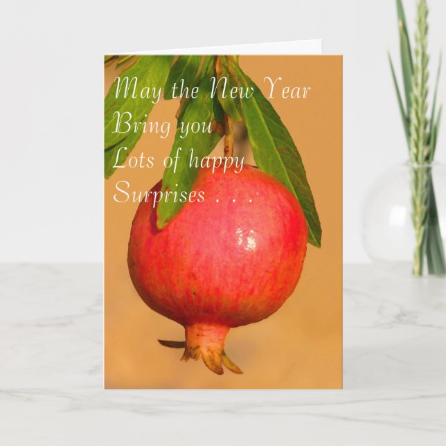 Carte de Rosh HaShana à la grenade (Devant)